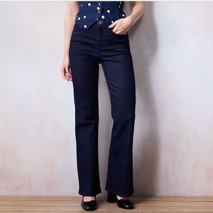 LC Lauren Conrad Super High Rise Flare Jeans
